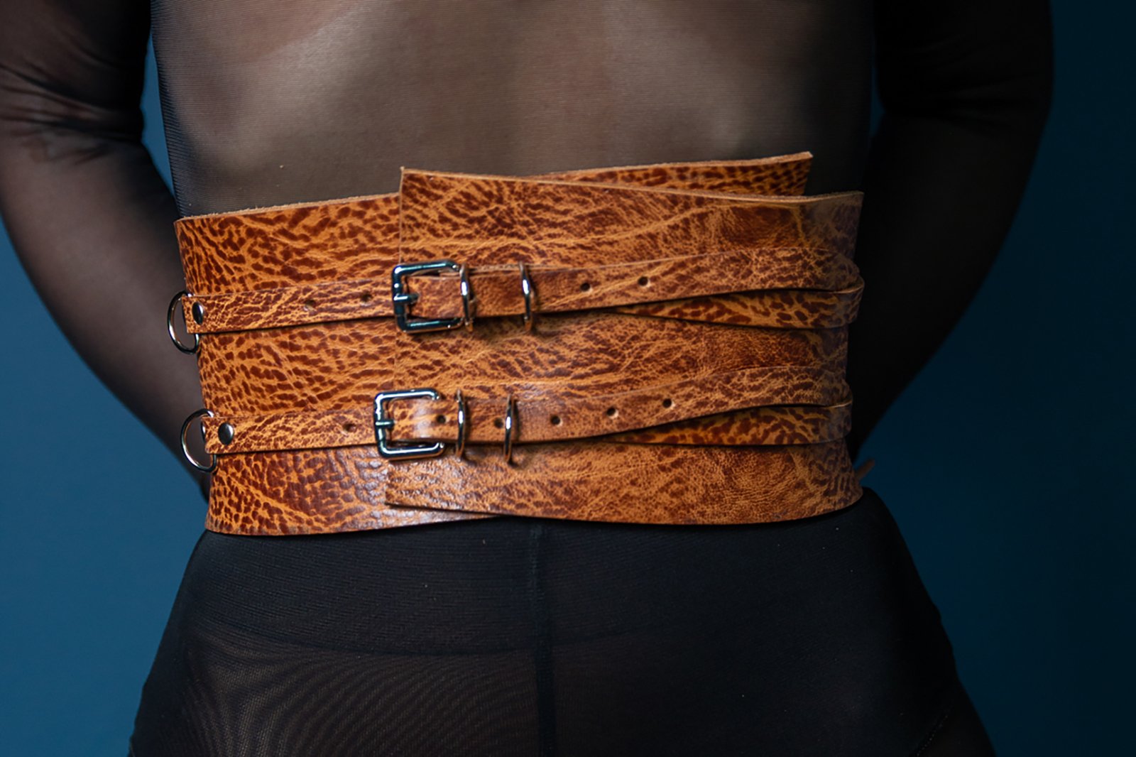 Copper corset belt
