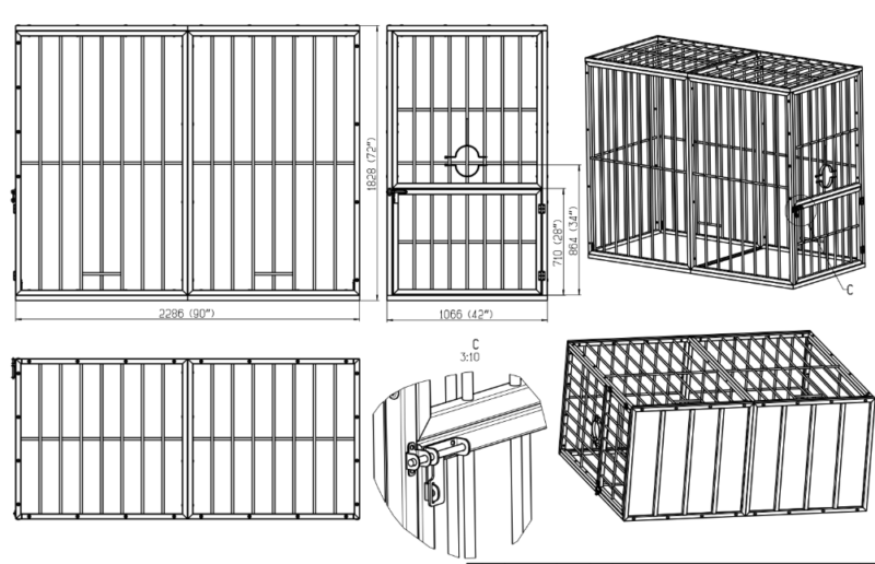 Custom XL cage